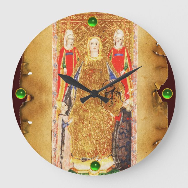 GRANDE HORLOGE RONDE ANCIENS RENAISSANCE TAROTES 3 / L'EMPRESS (Recto)
