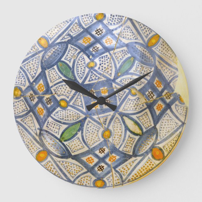 Grande Horloge Ronde ancient ceramic ethnic (Recto)