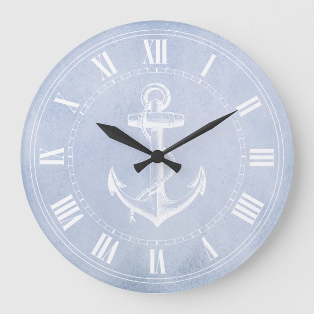 Grande Horloge Ronde Ancre nautique (Recto)