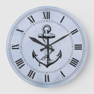 Grande Horloge Ronde Ancre nautique