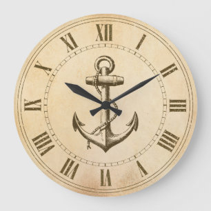 Grande Horloge Ronde Ancre nautique
