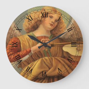 Grande Horloge Ronde Ange Renaissance Jouer Violon Melozzo da Forli