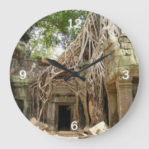 Grande Horloge Ronde Angkor Vat Cambodge
