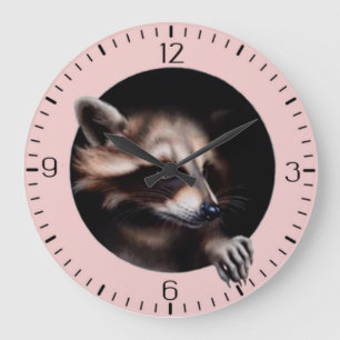 Grande Horloge Ronde Animal