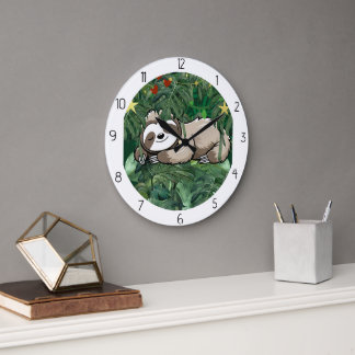 Grande Horloge Ronde animal  resting time