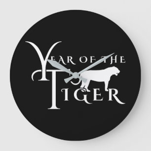 Grande Horloge Ronde Année du tigre