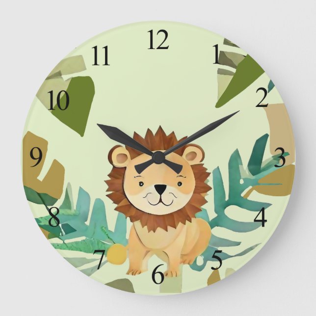 Grande Horloge Ronde Anniversaire du Prince de la Petite Jungle (Recto)