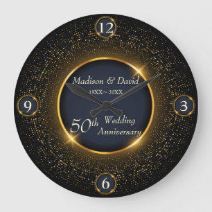 Grande Horloge Ronde Anniversaire Mariage de luxe
