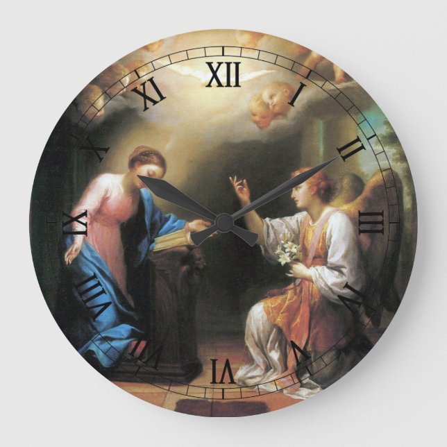 Grande Horloge Ronde Annonce par Anton Raphael Mengs (Recto)