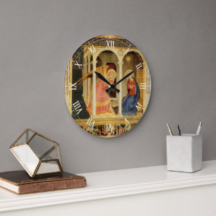 Grande Horloge Ronde Annonciation par Fra Angelico, Beaux-arts de la Re