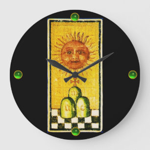 GRANDE HORLOGE RONDE ANTIQUE RENAISSANCE TAROTS 19 /THE SUN
