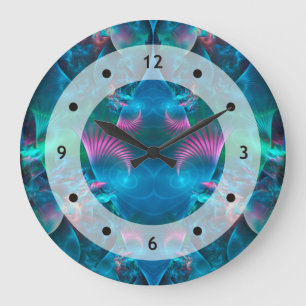 Grande Horloge Ronde Apophyse Abstraite Fractale III