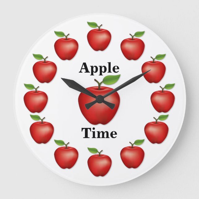 Grande Horloge Ronde Apple, Red Delicious (Recto)