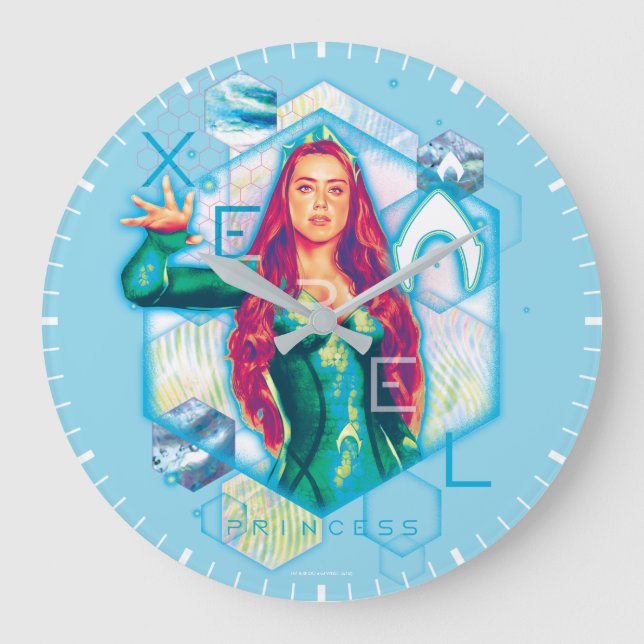 Grande Horloge Ronde Aquaman | Xebel Princess Mera Hexagonal (Recto)