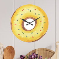 Aquarelle Jaune mignonne Donut