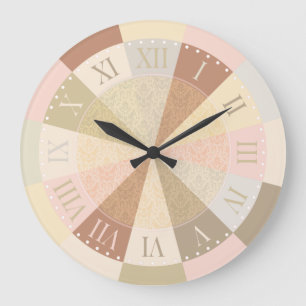 Grande Horloge Ronde Arizona Dreaming Soft Desert Southwest Colors