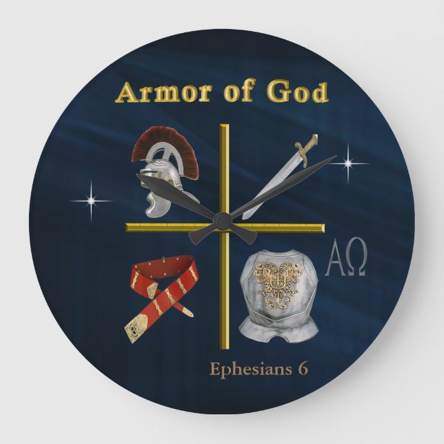 Grande Horloge Ronde Armure de Dieu (Recto)