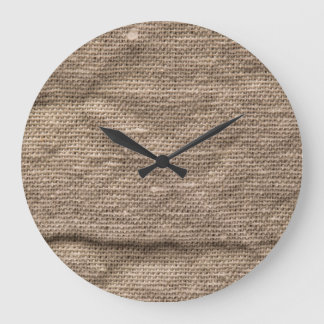 Grande Horloge Ronde Arrière - plan brun, texturé abstrait.