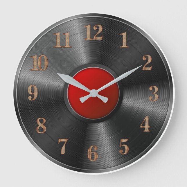 Grande Horloge Ronde Arrière - plan de disque vinyle (Recto)