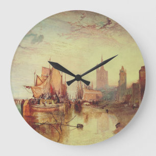 Grande Horloge Ronde Arrivée d'un bateau-paquet par Joseph Turner