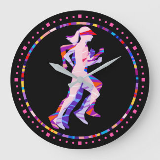 Grande Horloge Ronde Art coureur