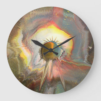 Grande Horloge Ronde Art de rotation original