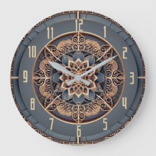 Grande Horloge Ronde Art Déco