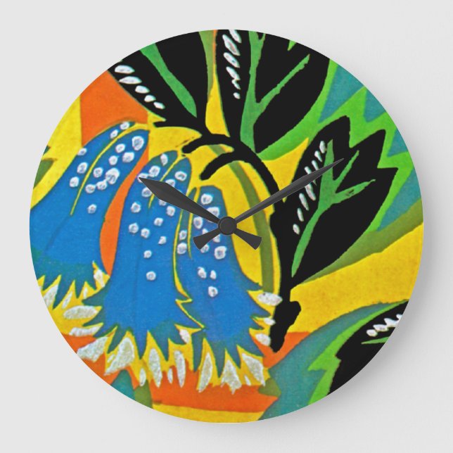 Grande Horloge Ronde Art Déco de Seguy #8 à Emporio Moffa (Recto)