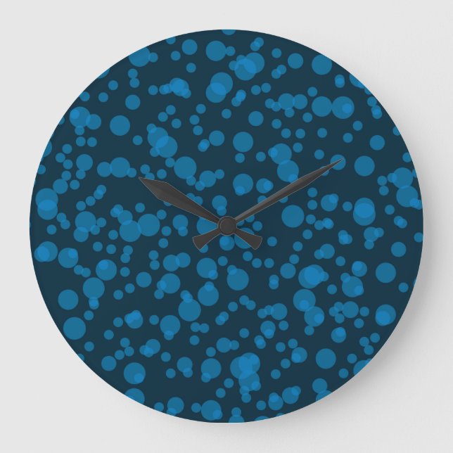 Grande Horloge Ronde Art graphique moderne, concept de célébration simp (Recto)