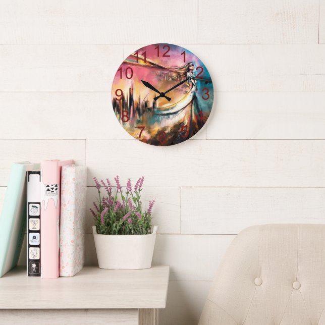 Grande Horloge Ronde art mordan (Salle de lecture)