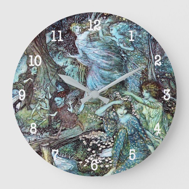 Grande Horloge Ronde Arthur rackham (Recto)