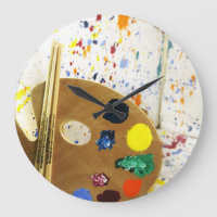 Artistes Peinture Splatter et Palette de Peinture