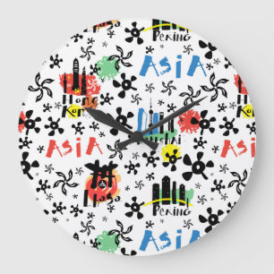 Grande Horloge Ronde Asia   Pattern