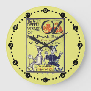 Grande Horloge Ronde Assistant Rétro de l'horloge murale Vintage Oz