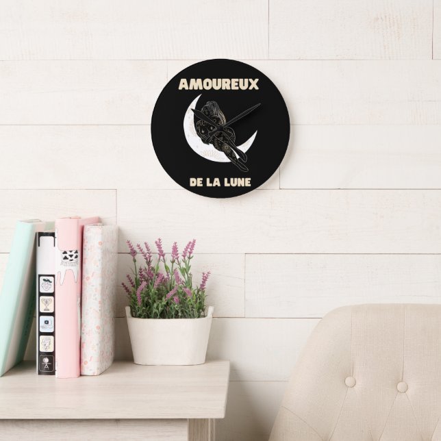 Grande Horloge Ronde Astrologie Girl (Salle de lecture)