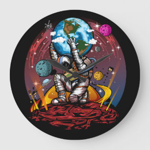 Grande Horloge Ronde Atlas Space Man