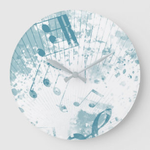 Grande Horloge Ronde Atmosphère Musicale 5