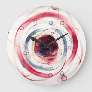 Grande Horloge Ronde Atom Particle Clock