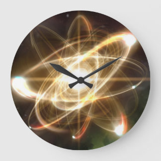 Grande Horloge Ronde Atom Particle Clock