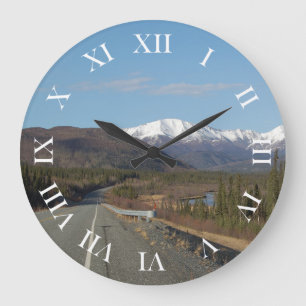 Grande Horloge Ronde Autoroute de Wanduhr