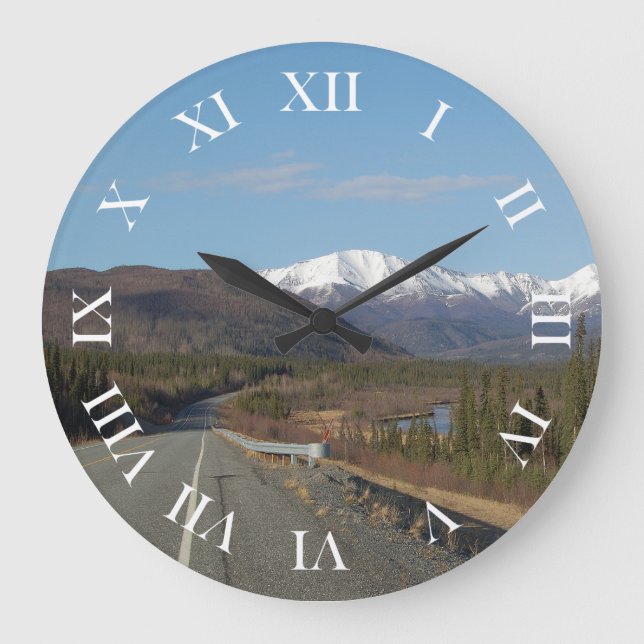 Grande Horloge Ronde Autoroute de Wanduhr (Recto)