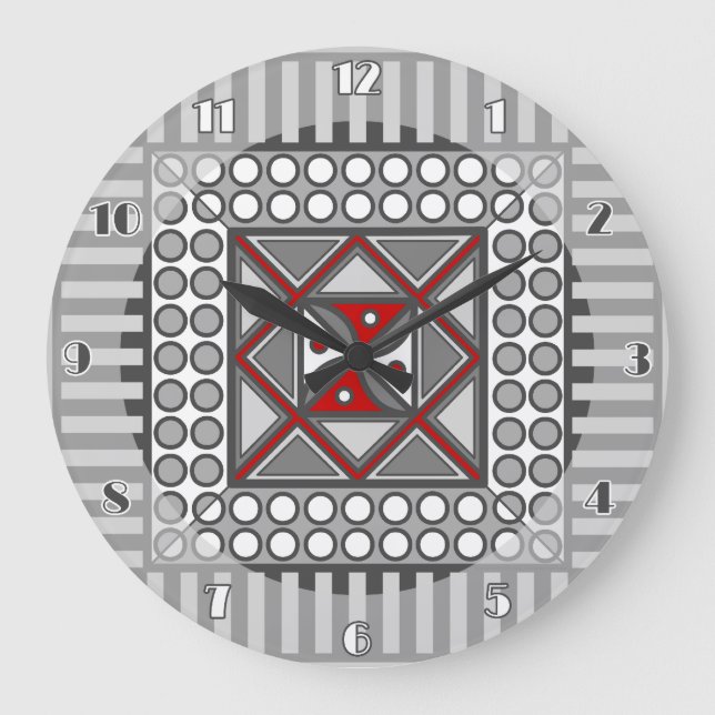 Grande Horloge Ronde Autre Geometric Clock (Recto)