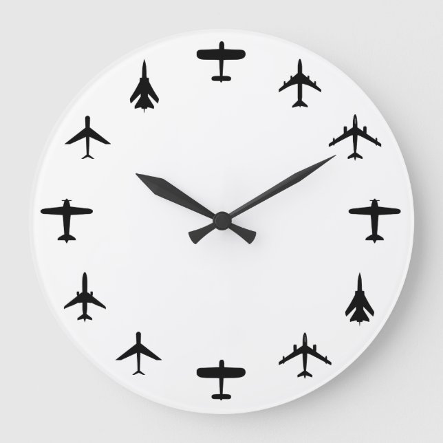 Grande Horloge Ronde Aviation Large Clock (Recto)
