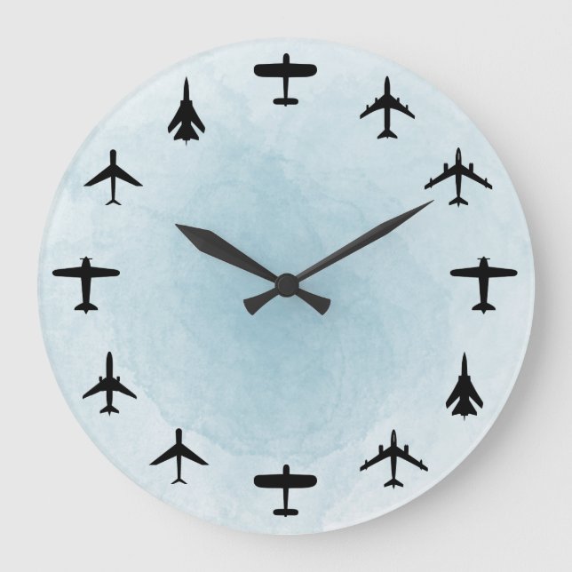 Grande Horloge Ronde Aviation Large Clock (Recto)