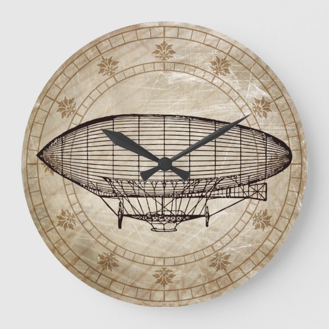 Grande Horloge Ronde Avion vintage (Recto)