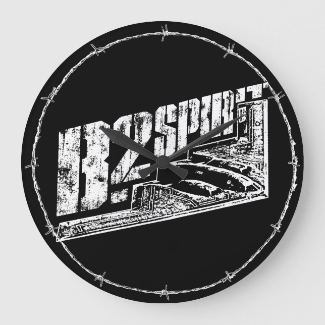 Grande Horloge Ronde B-2 Spirit Round (Large) Wall Clock (Recto)