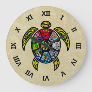 Grande Horloge Ronde Ba-Gua de tortue