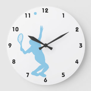 Grande Horloge Ronde Baby Blue