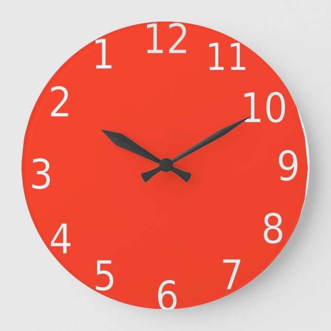Grande Horloge Ronde Backward Clock (Recto)