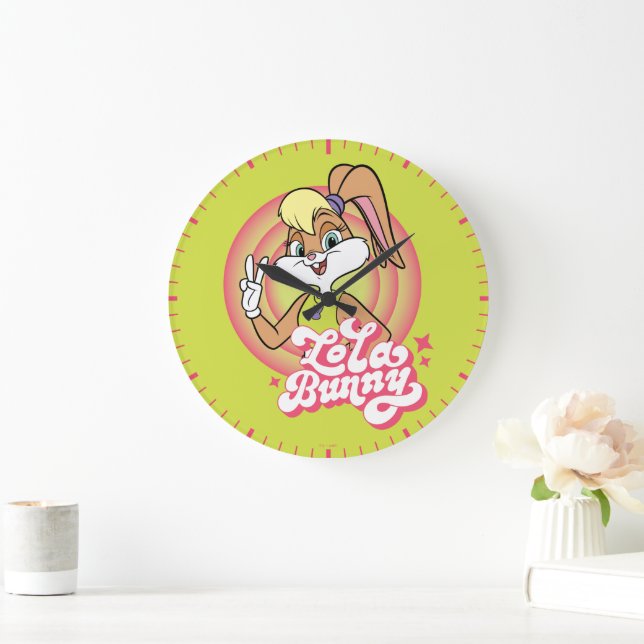 Grande Horloge Ronde Bagues Lola Retro LOONEY TUNES™ (Maison)